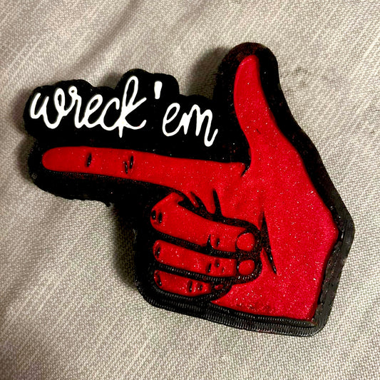 Texas Tech College Wreck Em Sport Mold