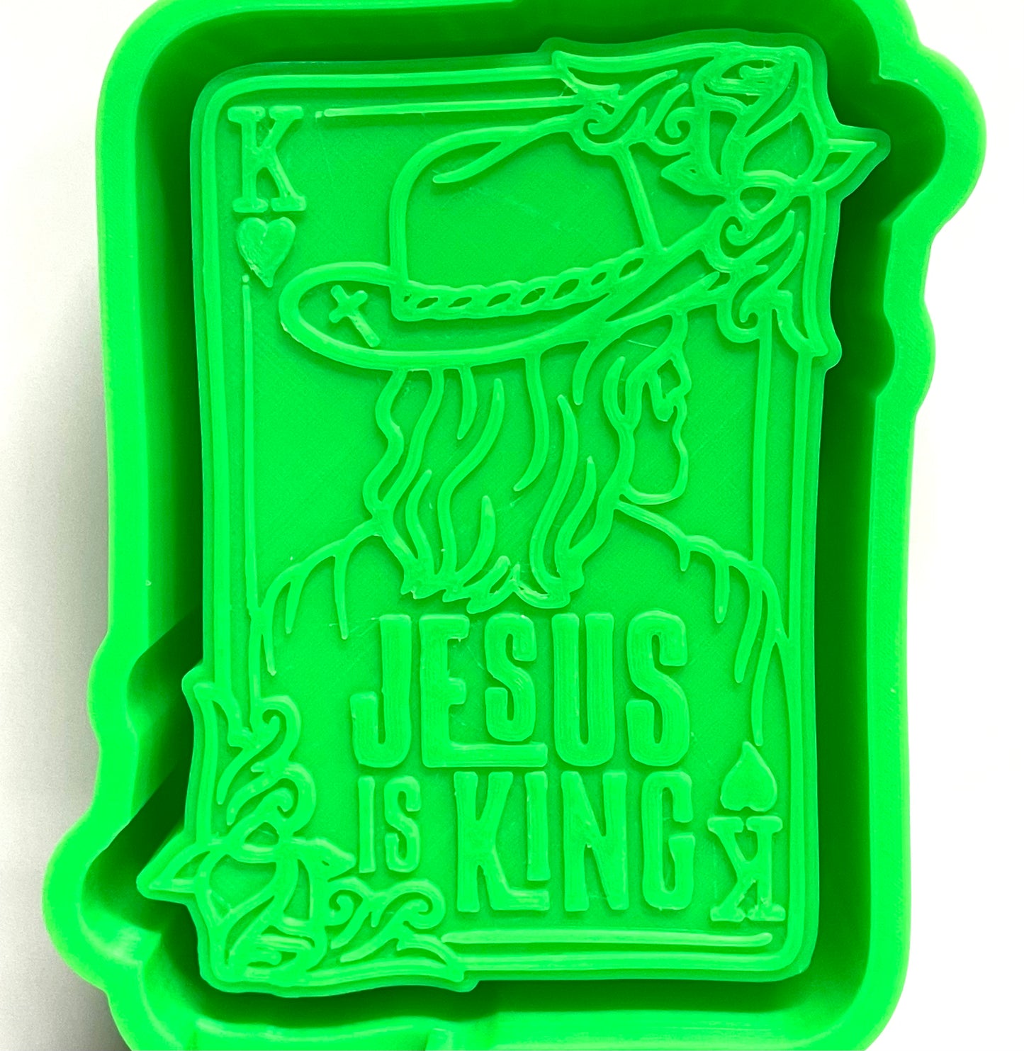 Jesus Is King Card Mold