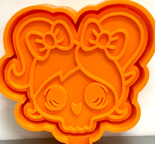 Girl Skull Mold