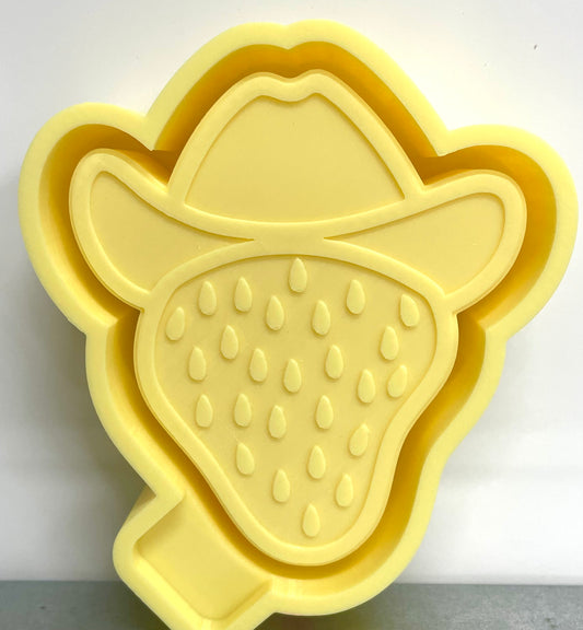 Strawberry with Cowboy Hat Mold