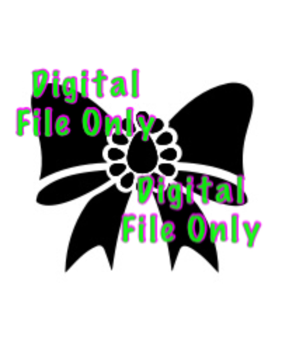 Concho Squash Blossom Bow SVG