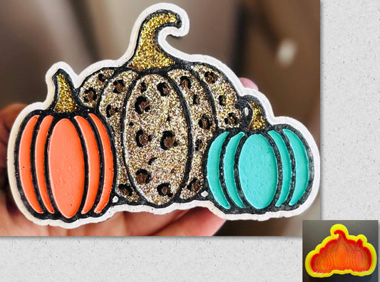 Three Pumpkins Mold
