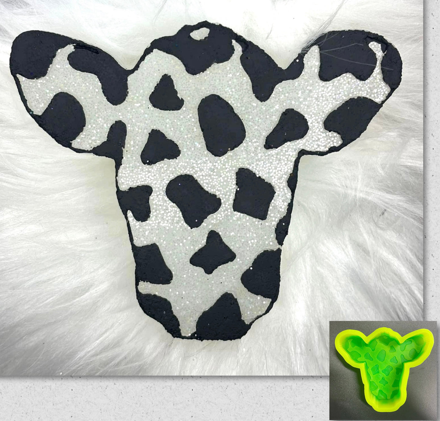Spotted Cow Steer Head Mold