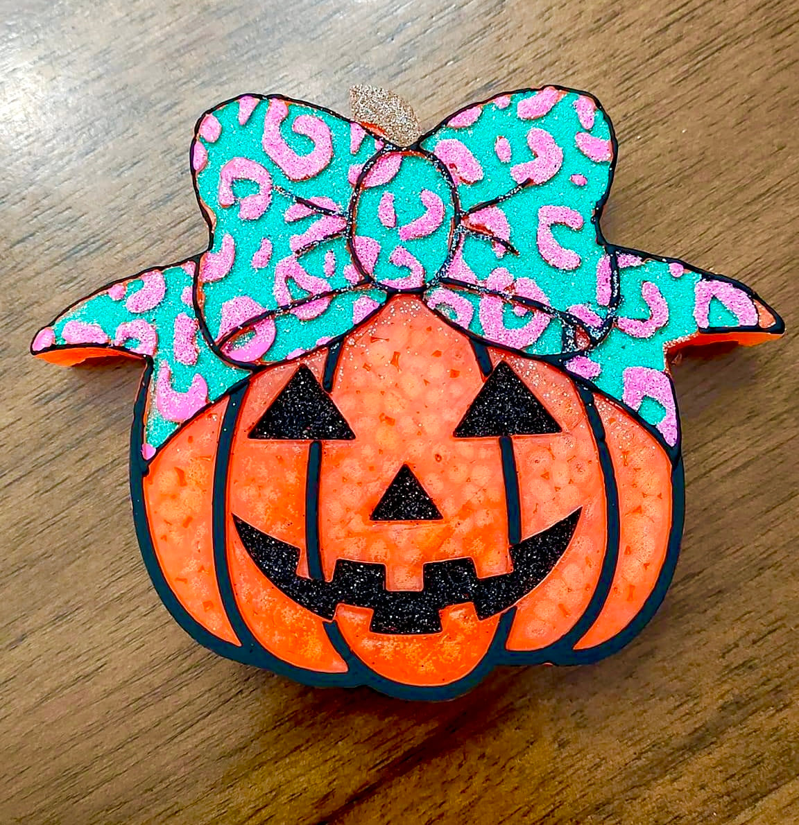 Jack O’ Lantern Pumpkin with Bow Mold