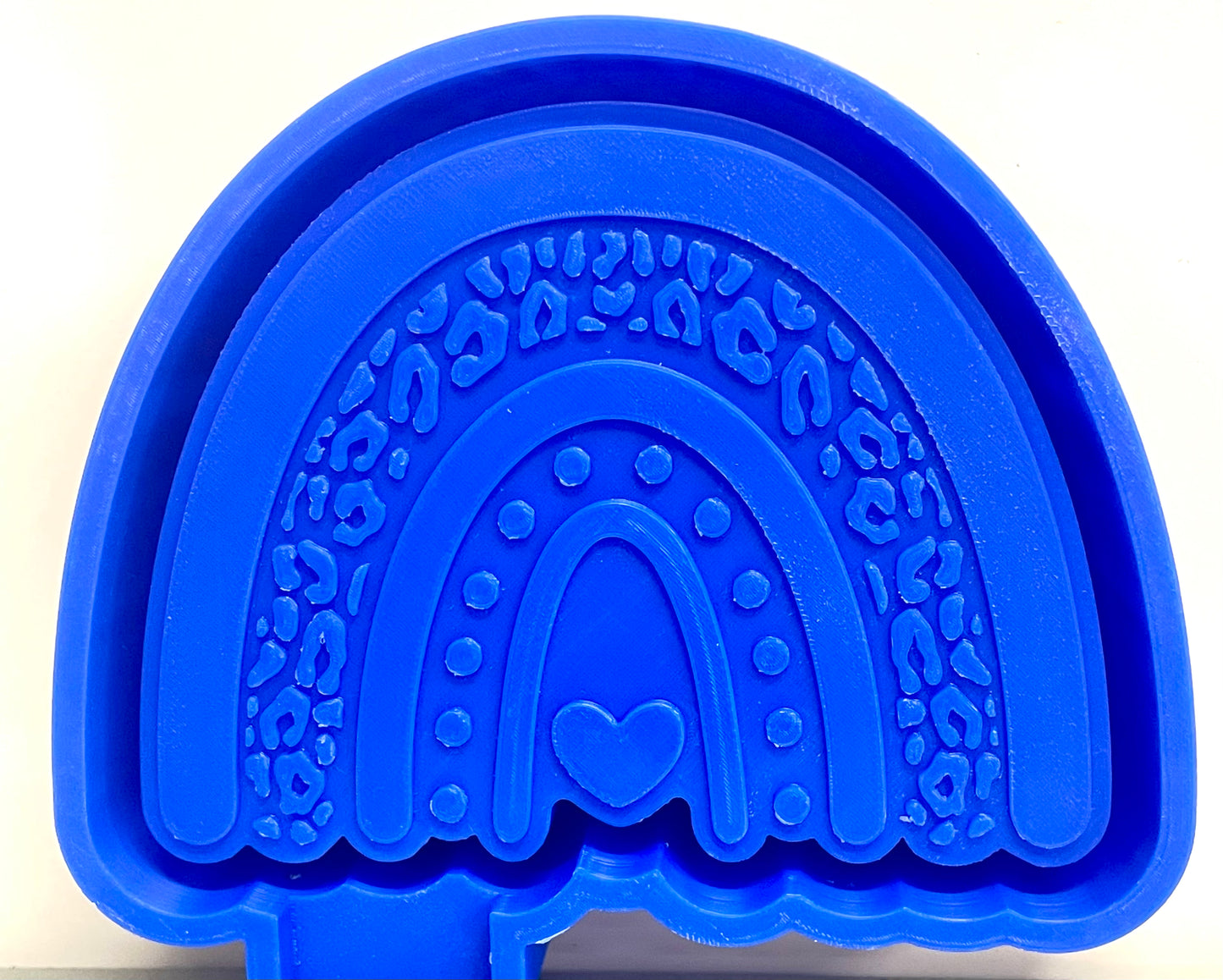 Leopard Heart Rainbow Mold