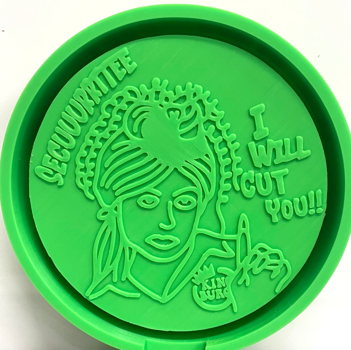 Secuuurrttee I Will Cut You Funny TV Skit Mold