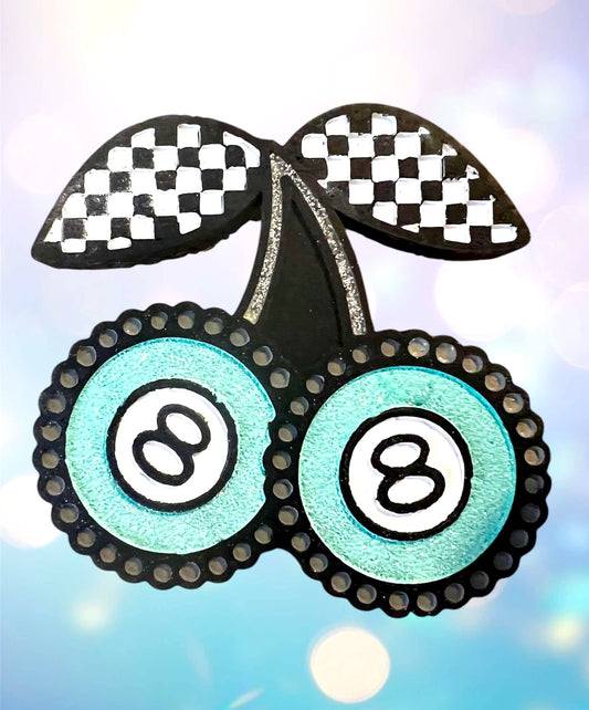 Checkered 8 Ball Cherries Mold