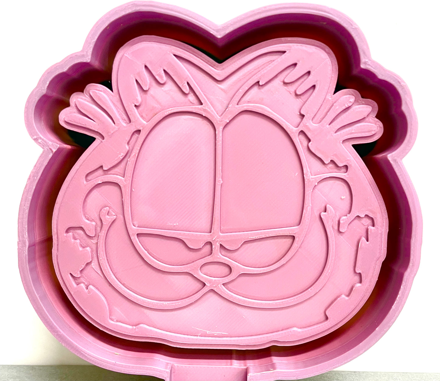 Lazy Cartoon Cat Mold