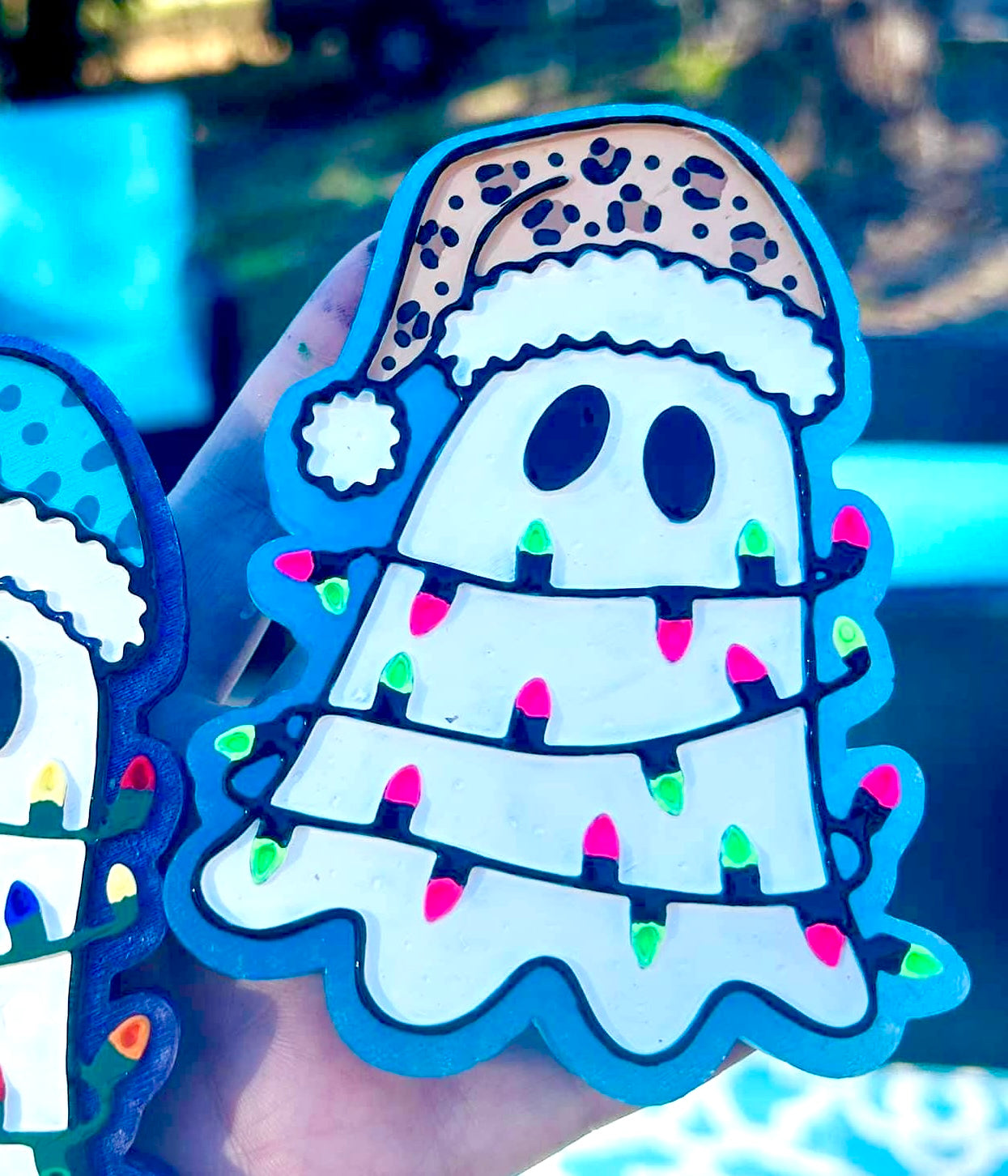 Christmas Light Ghost Mold