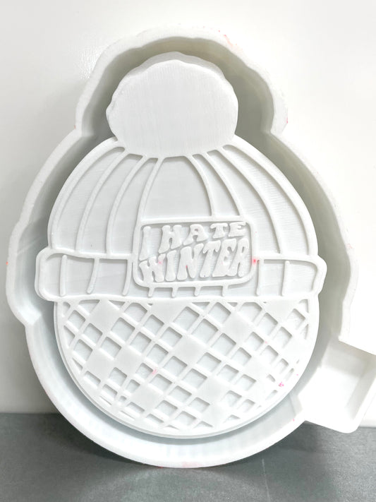 I Hate Winter Hat Mold