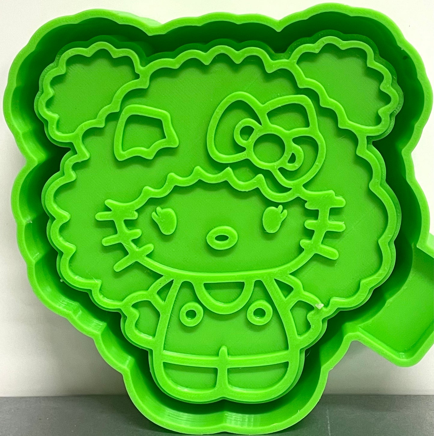 Kitty With Afro Mold