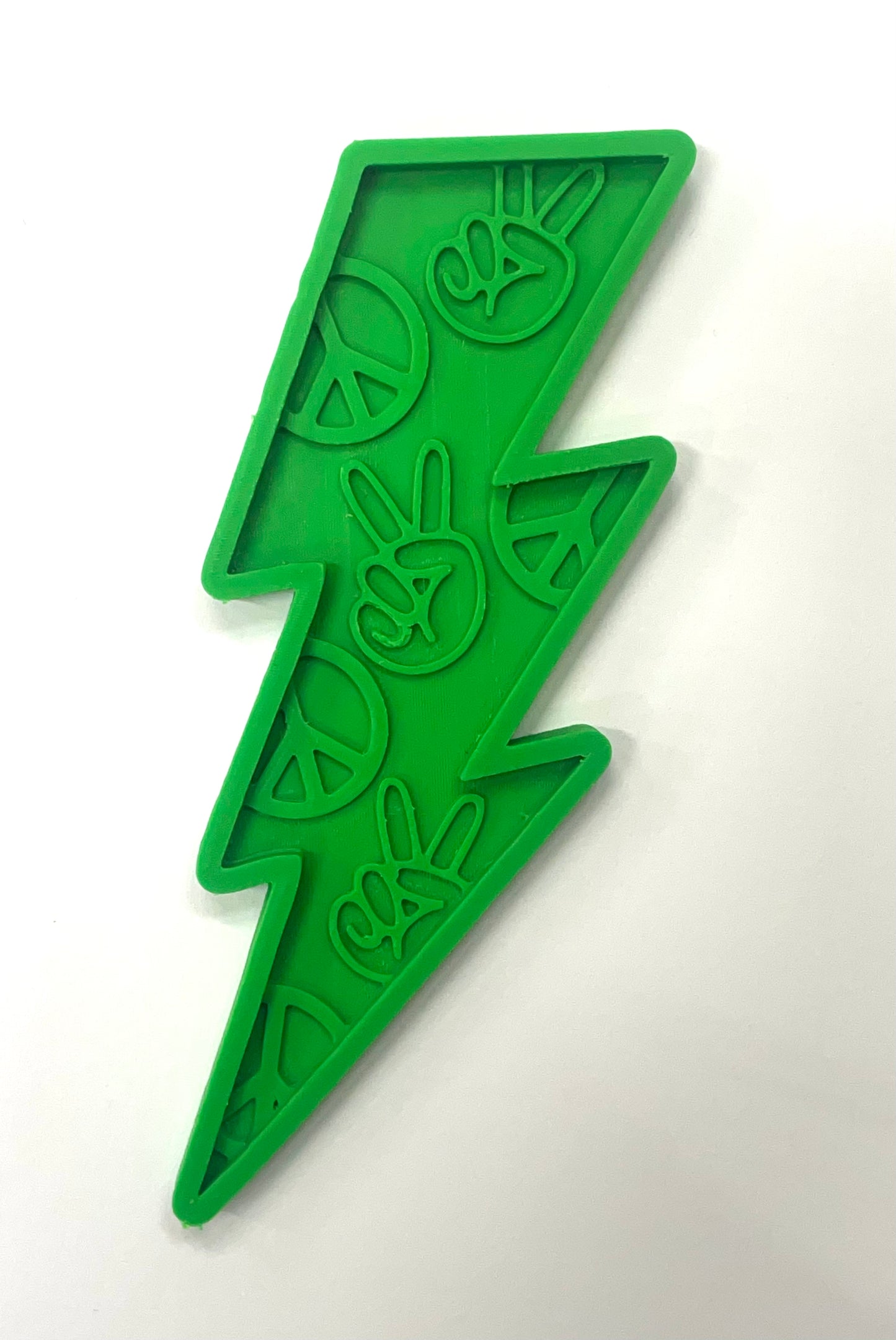 Lightening Bolt with Inserts Mold