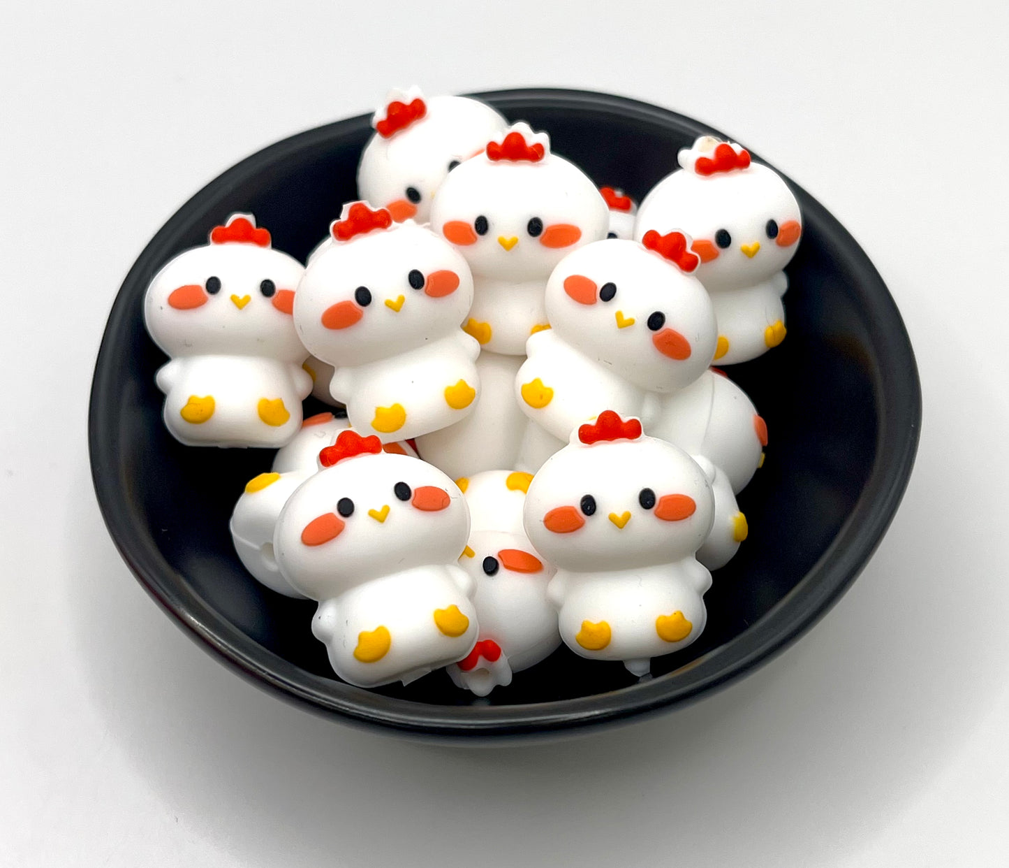 Cute Chicken Focal Bead