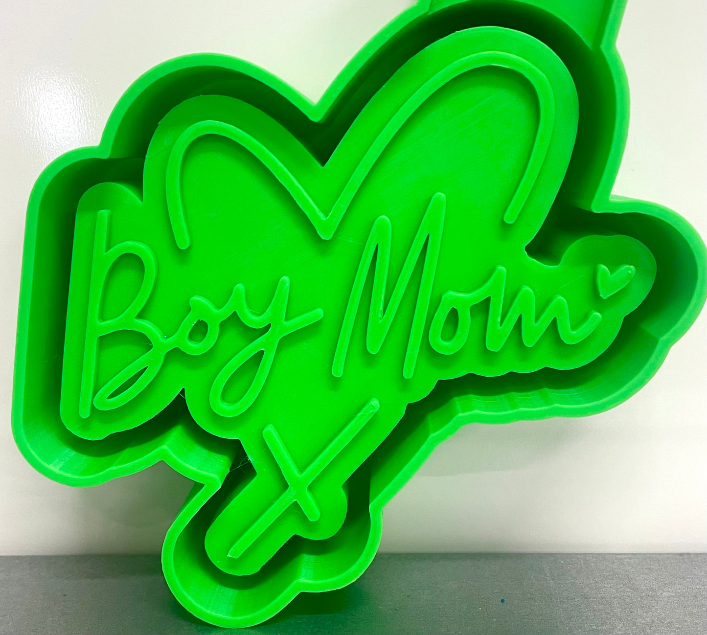 Boy Mom Heart Mold