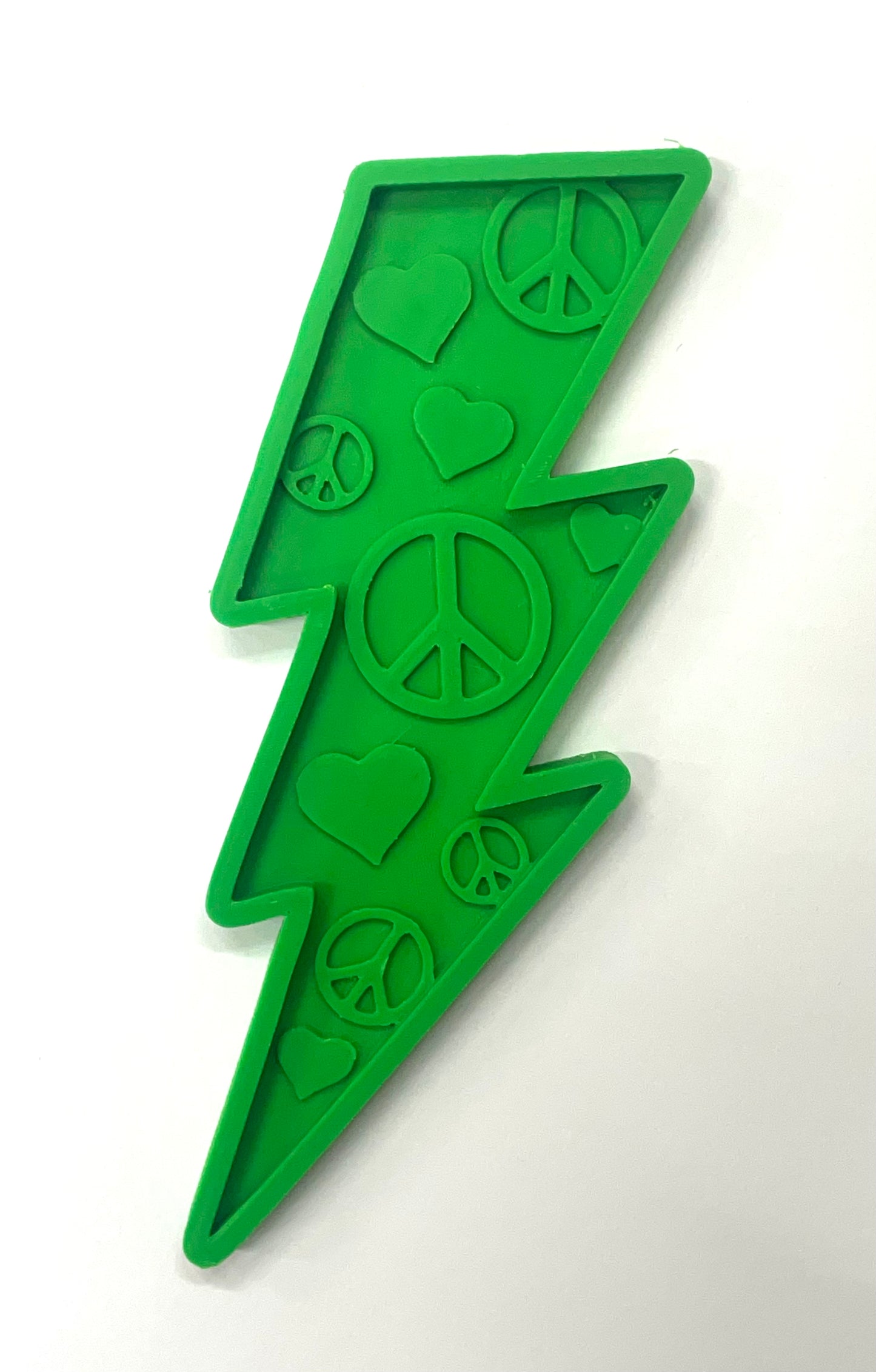 Lightening Bolt with Inserts Mold