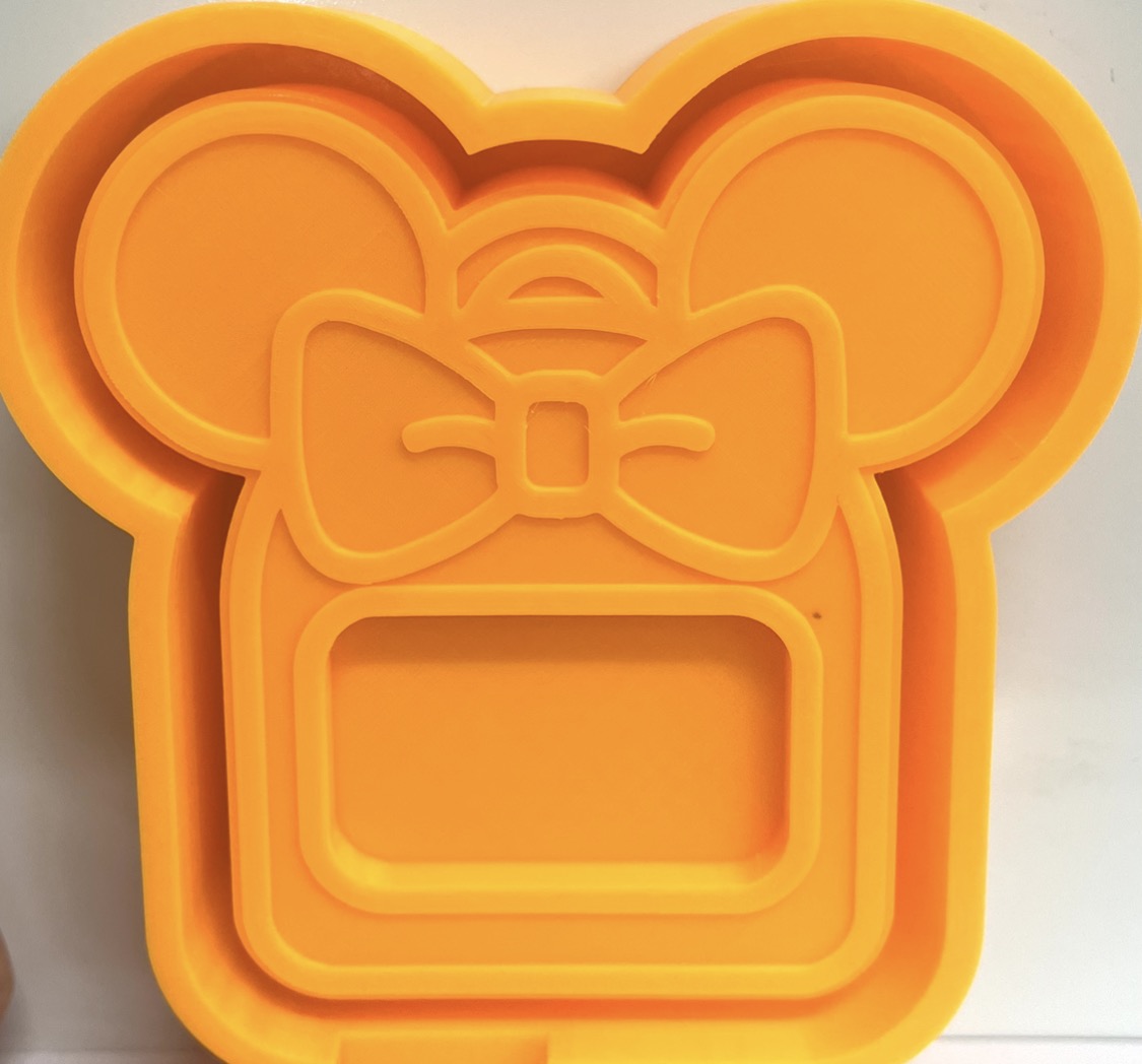 Mouse Ears with Bow Backpack Mold