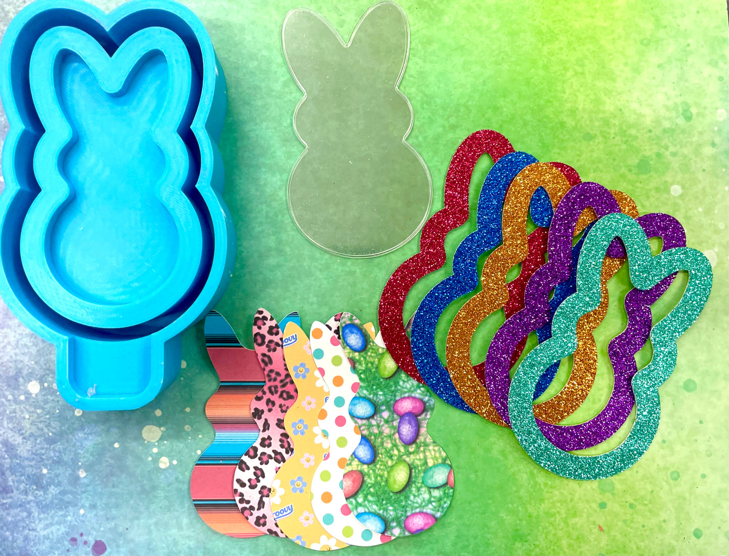 Peeps Shaker Mold, Cardstock, & Sprinkle Bundle Kit