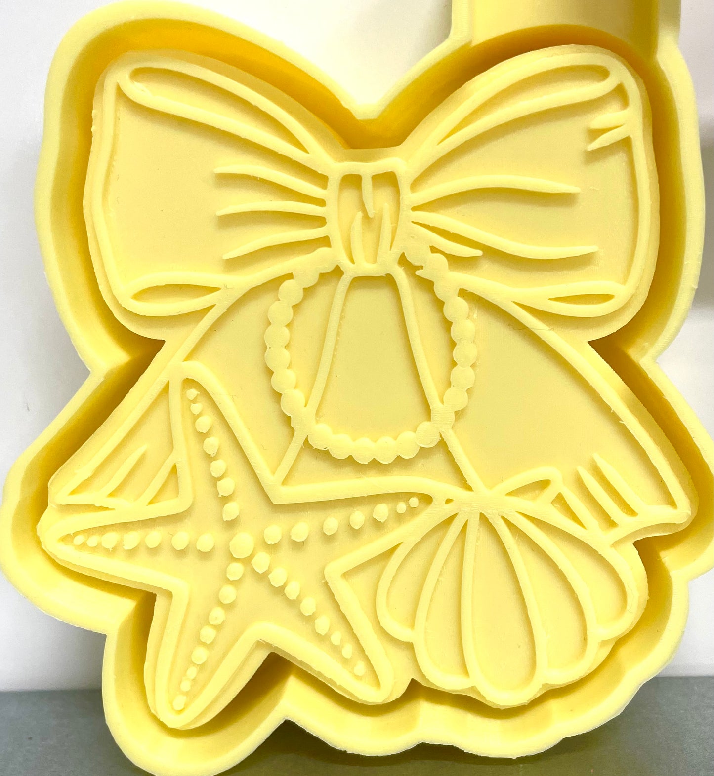 Seashell and Starfish with Bow Mold
