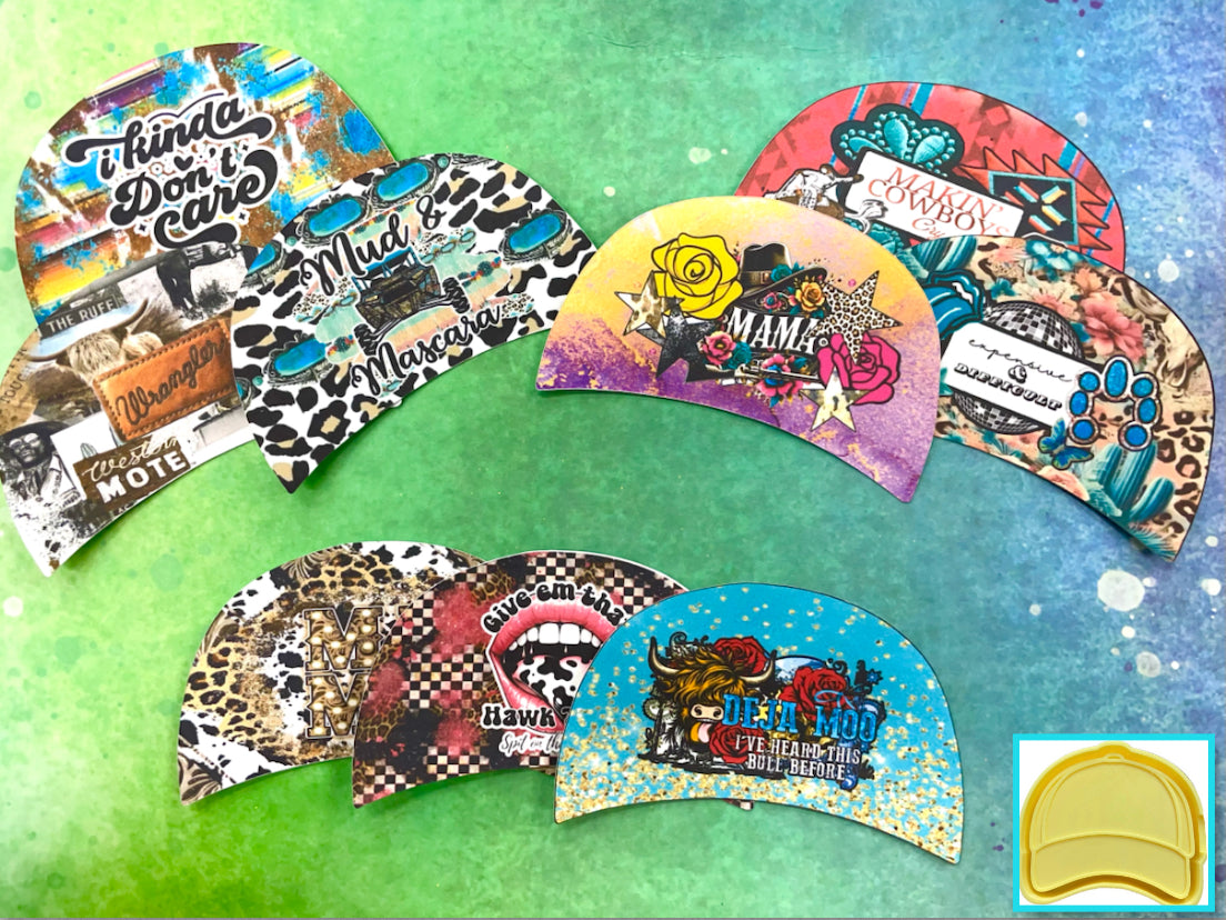 Trucker Cap Cardstock - Ready To Ship