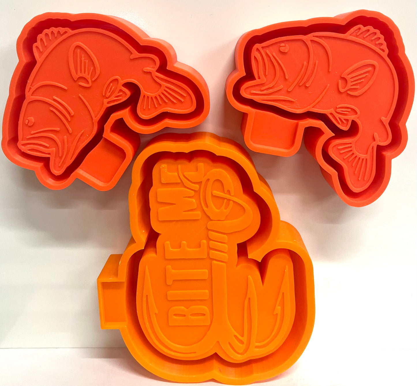 Bite Me & Bass Fish Vent Clip Mold Set