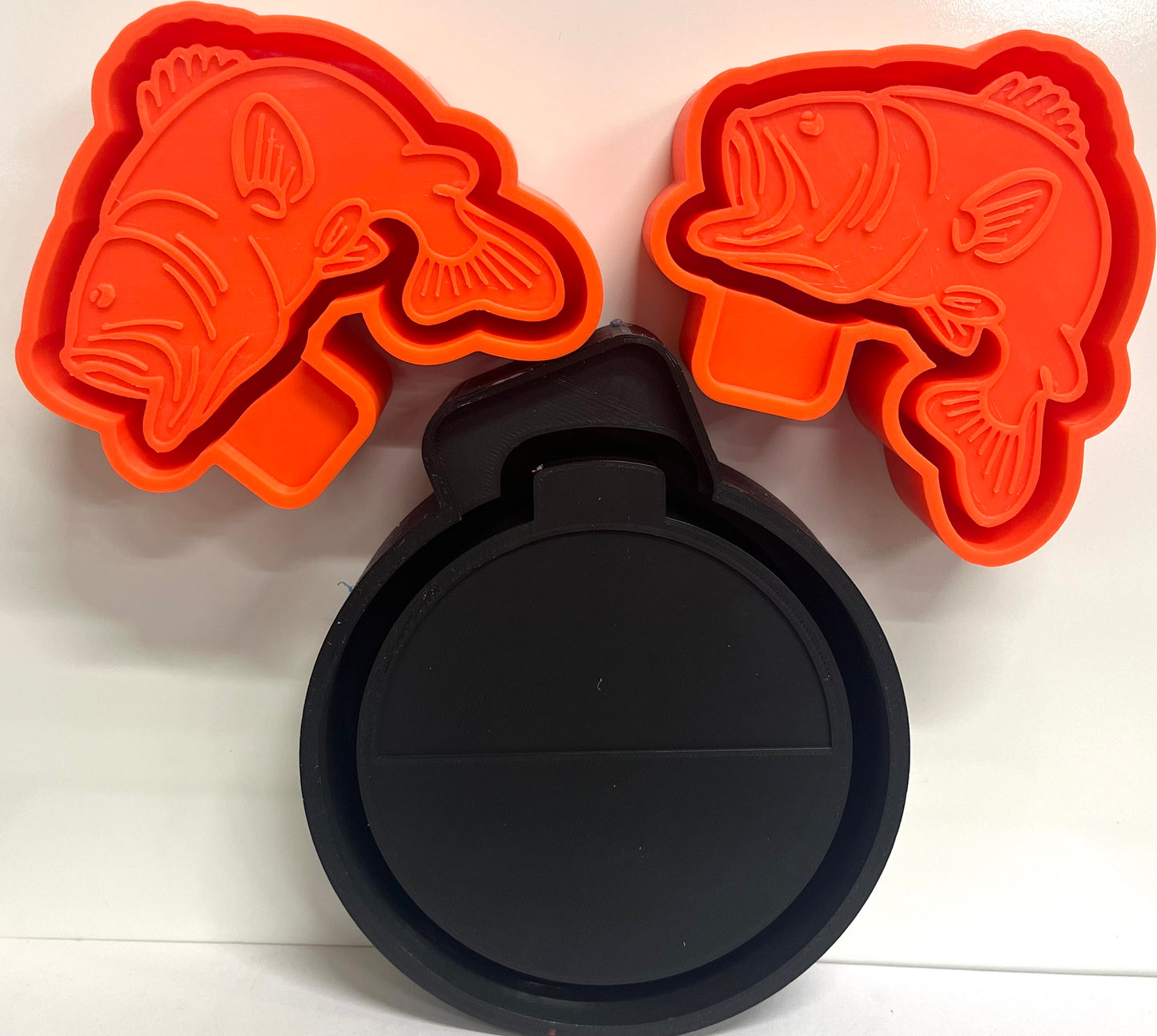 Bobber & Bass Fish Vent Clip Mold Set
