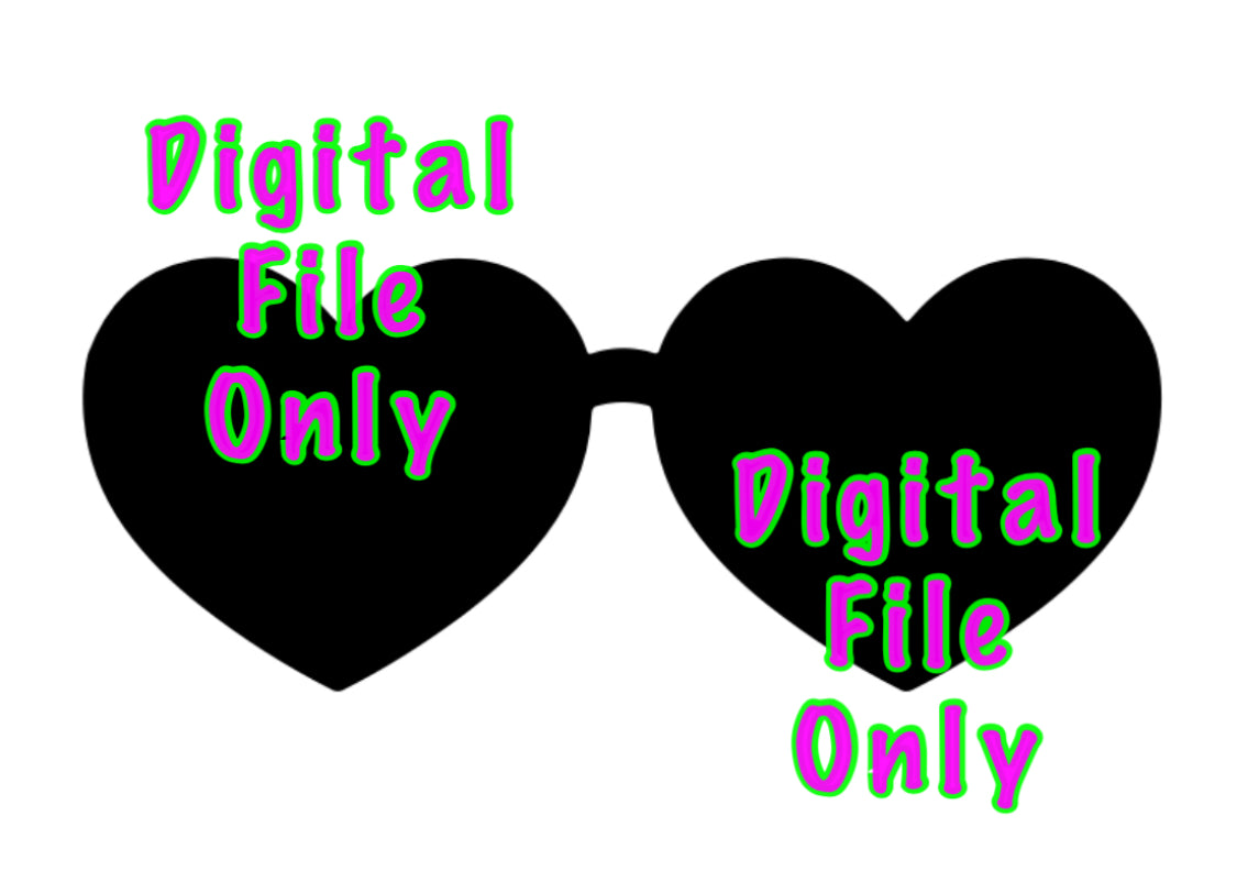 Heart Sunglasses SVG