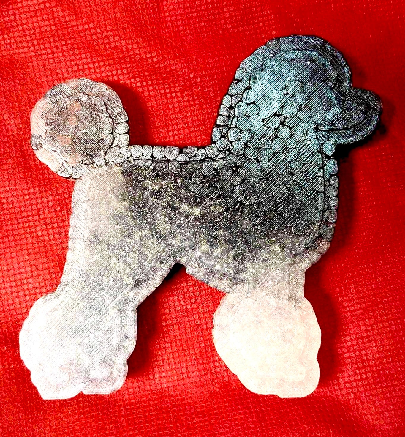 Poodle Silhouette Dog Mold
