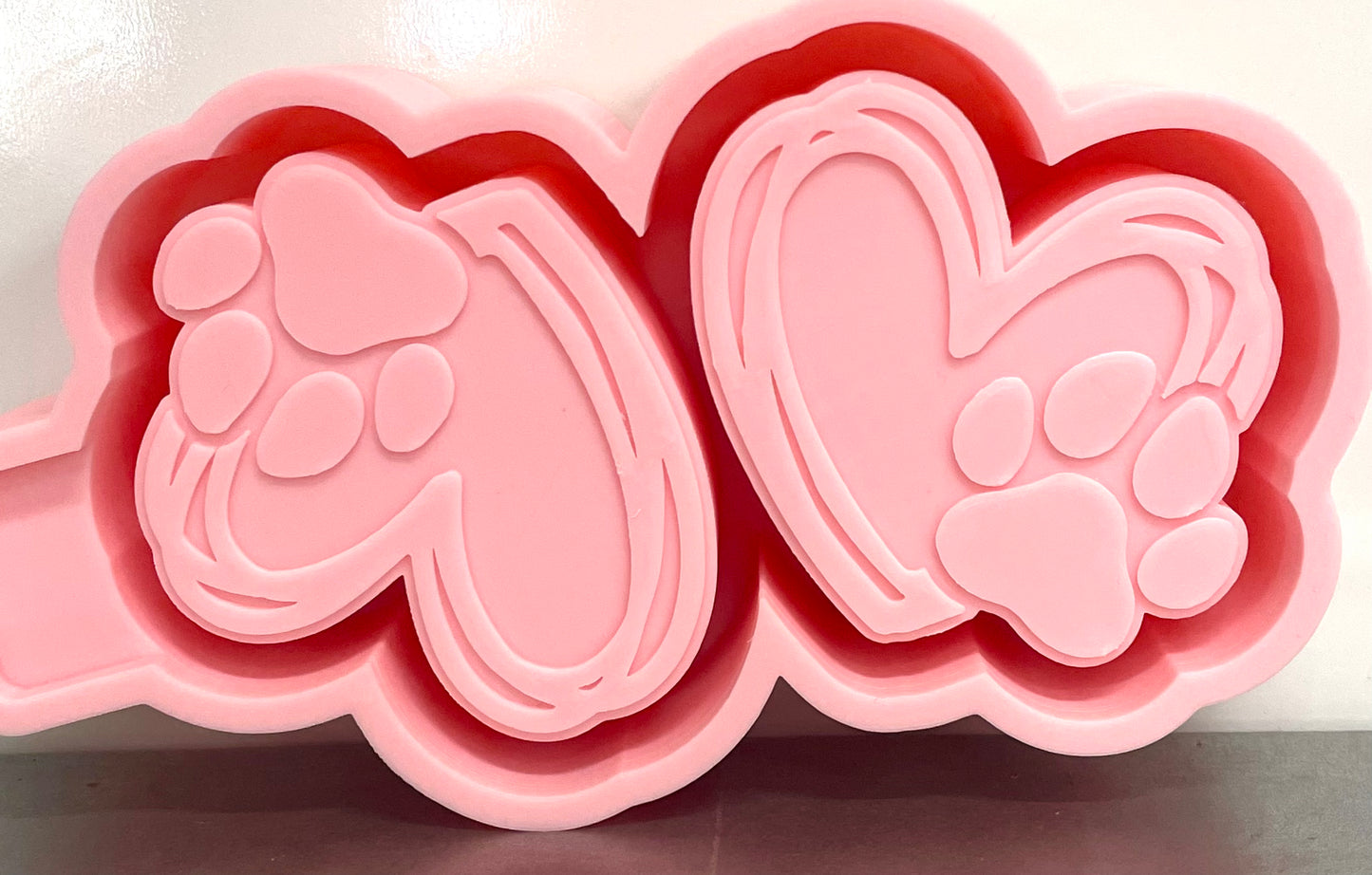 Paw Print Heart Vent Clip Mold
