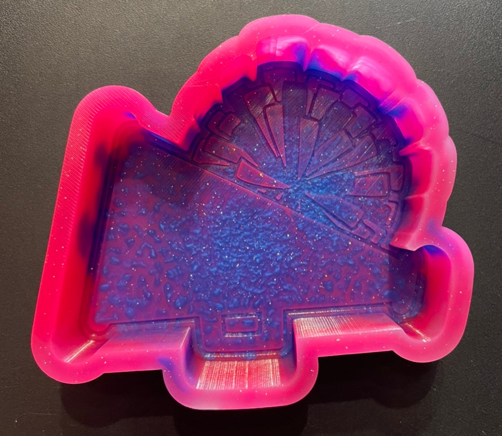 Cheer Megaphone and Pom Pom Mold