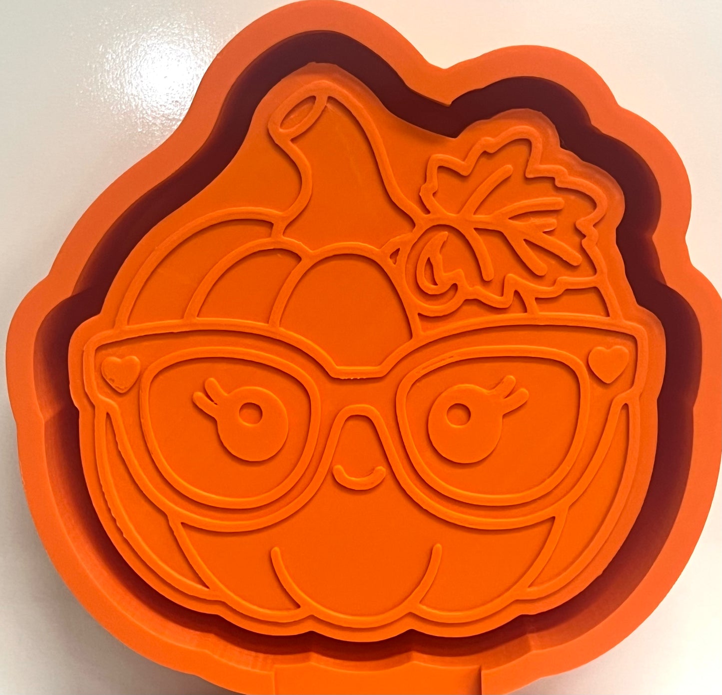 Jack O’ Lantern with Glasses Mold