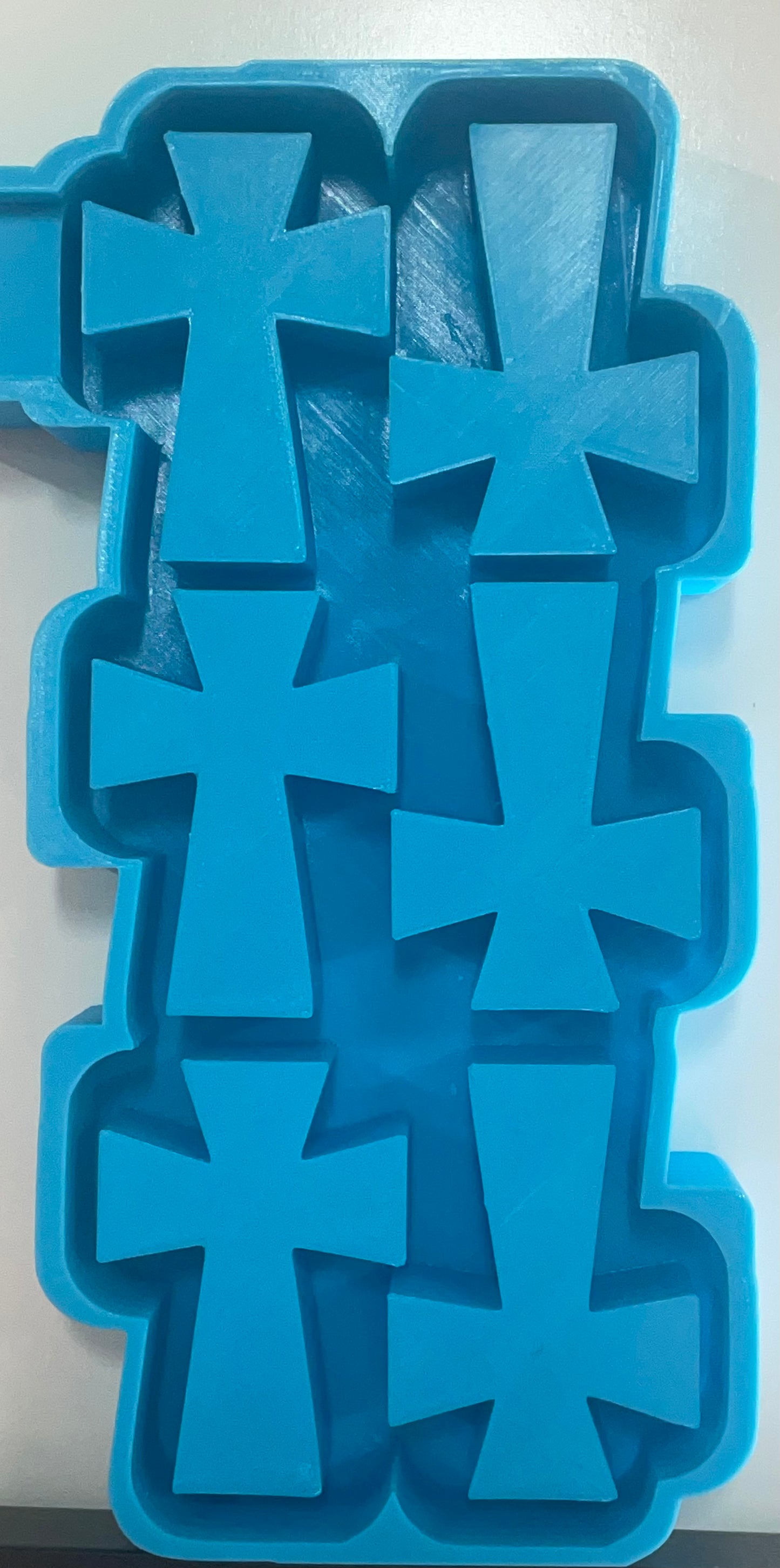 Cross Wax Tray Melt Mold