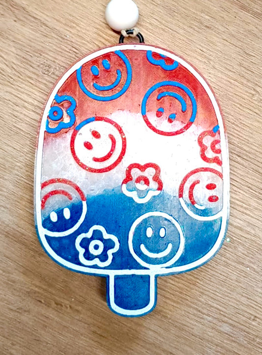 Groovy Smiley Popsicle Mold