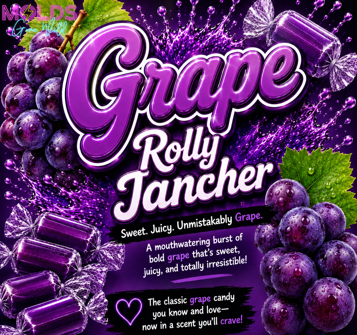 Grape Rolly Jancher Prescented Aroma Beads