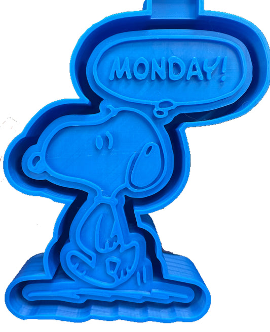 Cartoon Dog Monday Mold