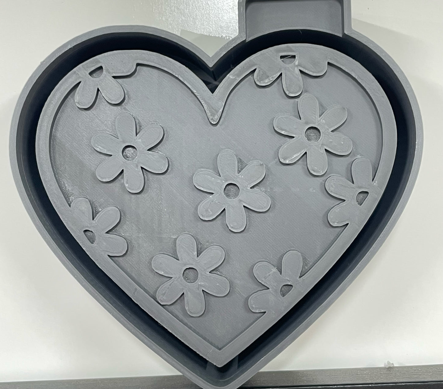 Flowery Heart Mold