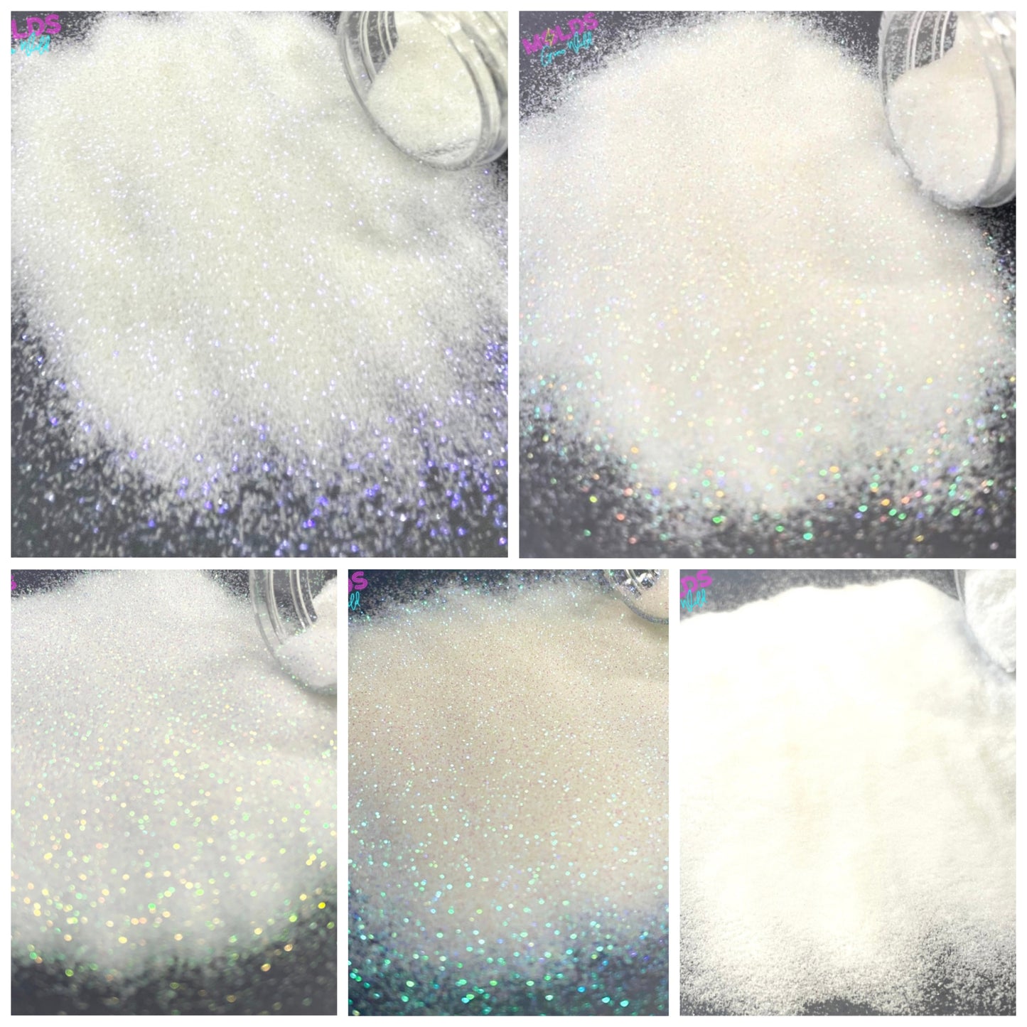 Fine White Glitter Bundle
