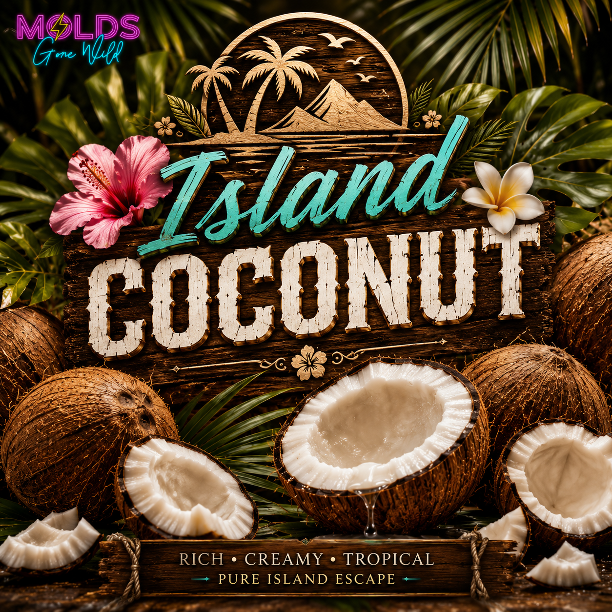 Island Coconut Prescented Aroma Beads