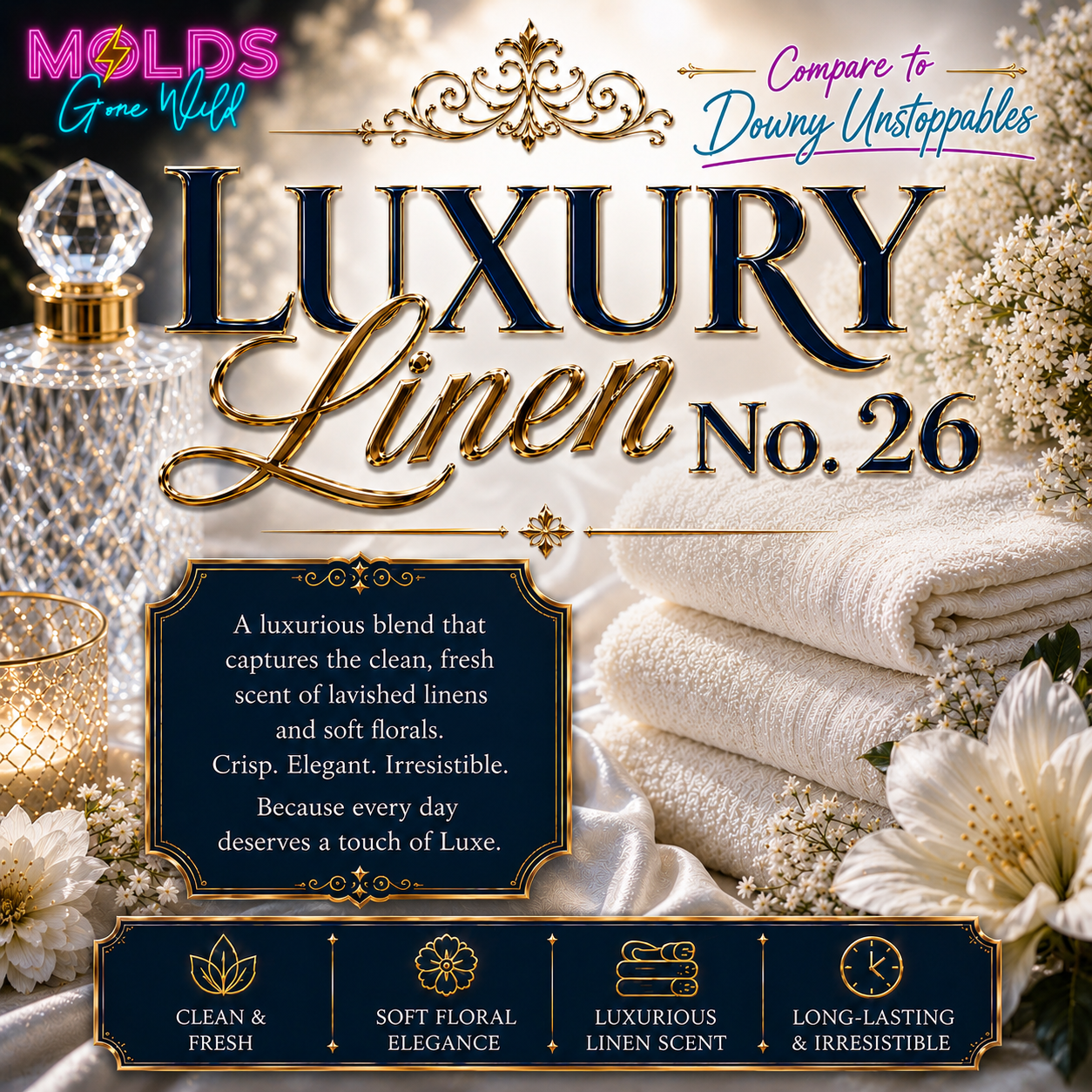 Luxury Linen No. 26 Prescented Aroma Beads