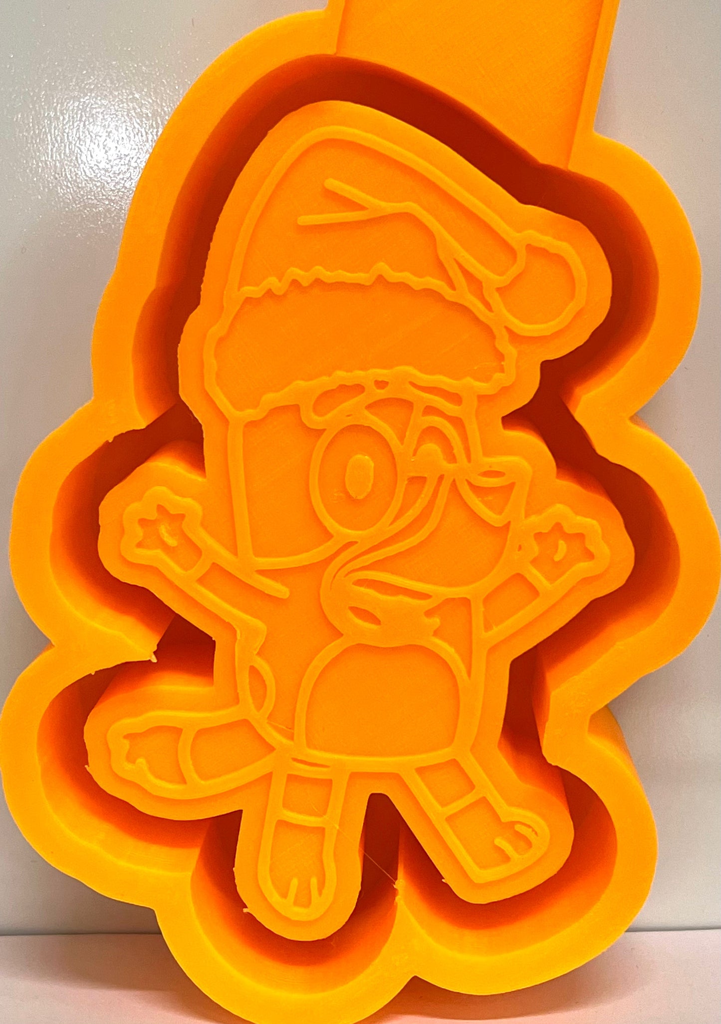 Christmas Cartoon Blue Guy