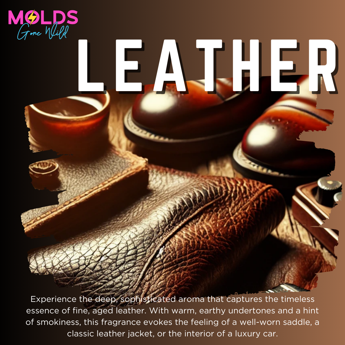 Leather Prescented Aroma Beads