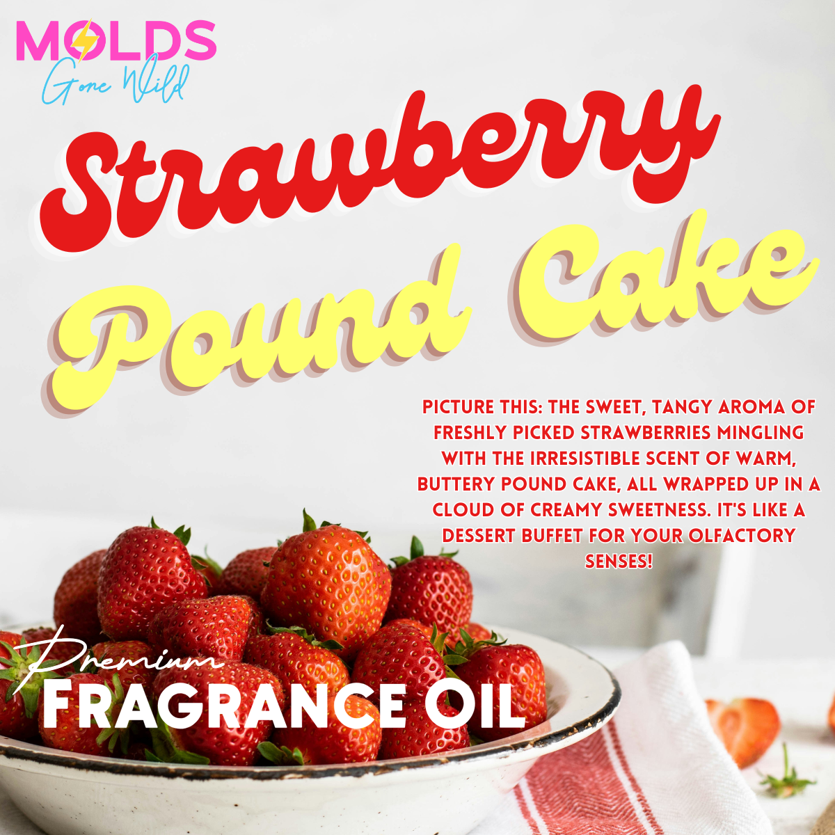 Strawberry Pound Cake Fragrance Oil