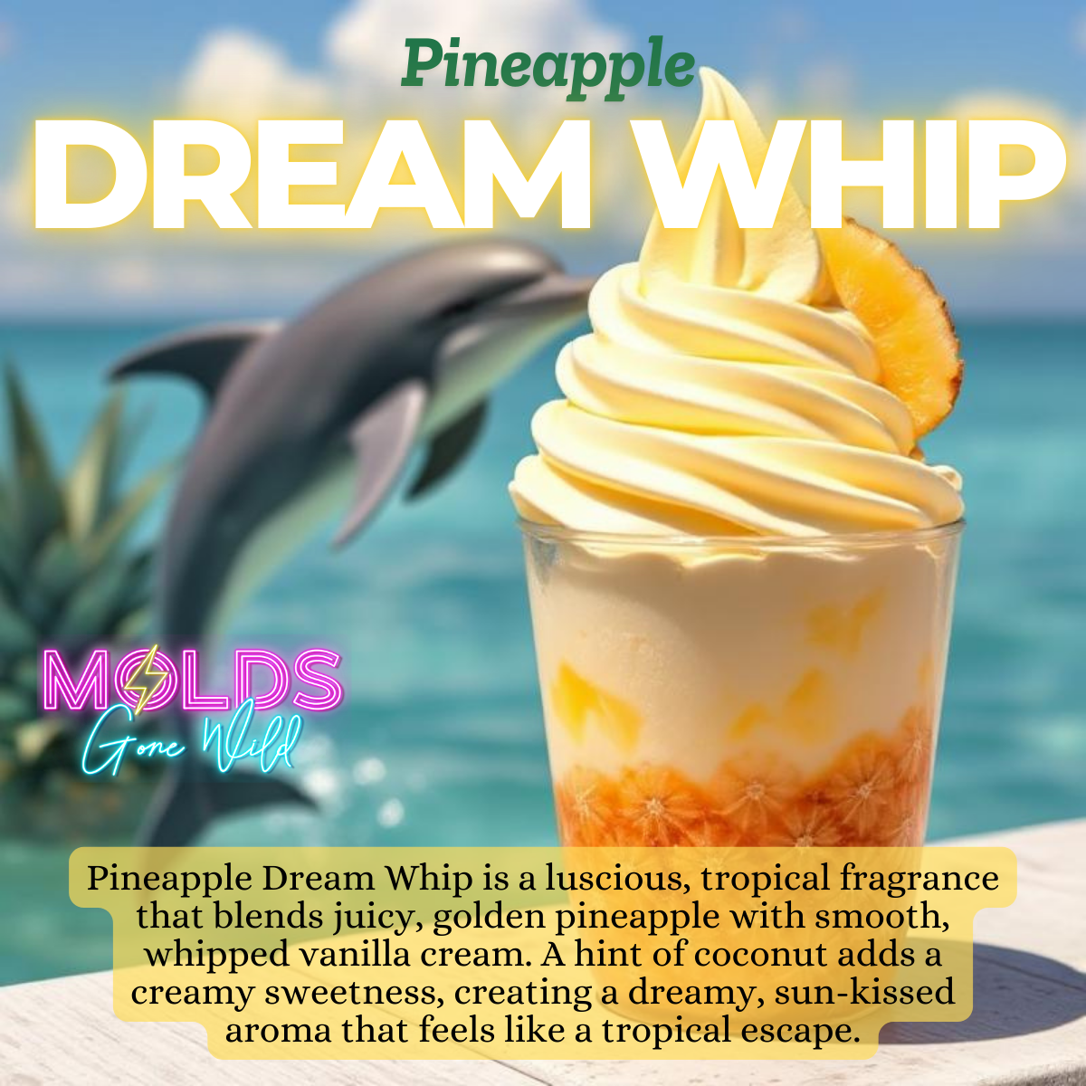Pineapple Dream Whip Prescented Aroma Beads
