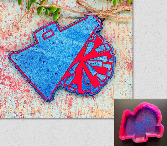Cheer Megaphone and Pom Pom Mold