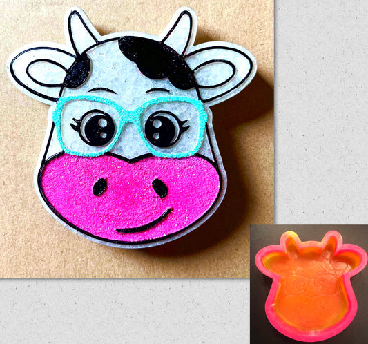Nerdy Cow Mold