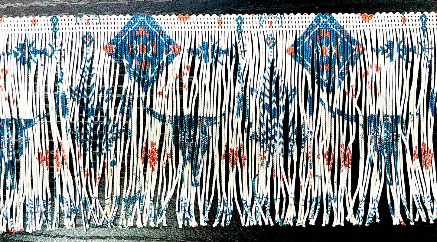 4” Fringe with Printed Designs