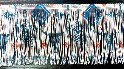 4” Fringe with Printed Designs