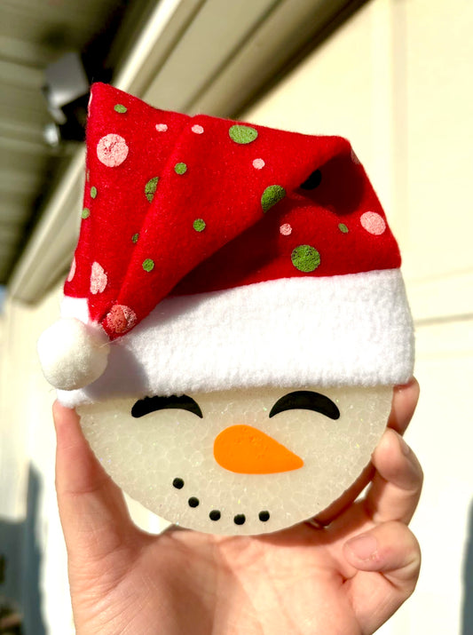 Smiley Face Molds with Christmas Hat Add On Option