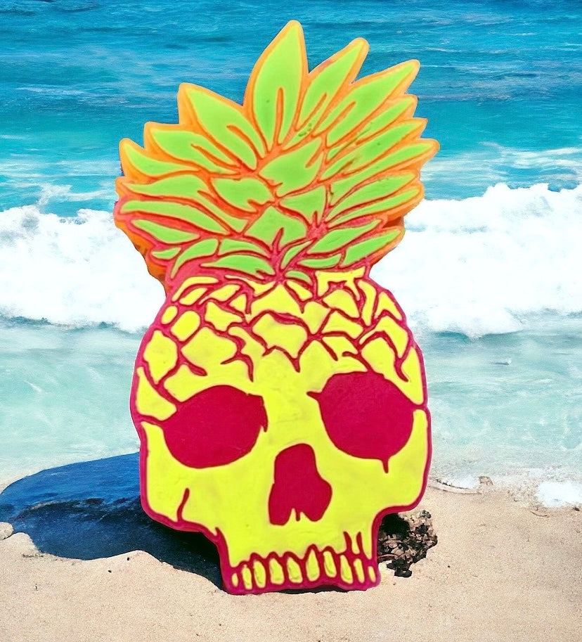 Pineapple Skull Mold