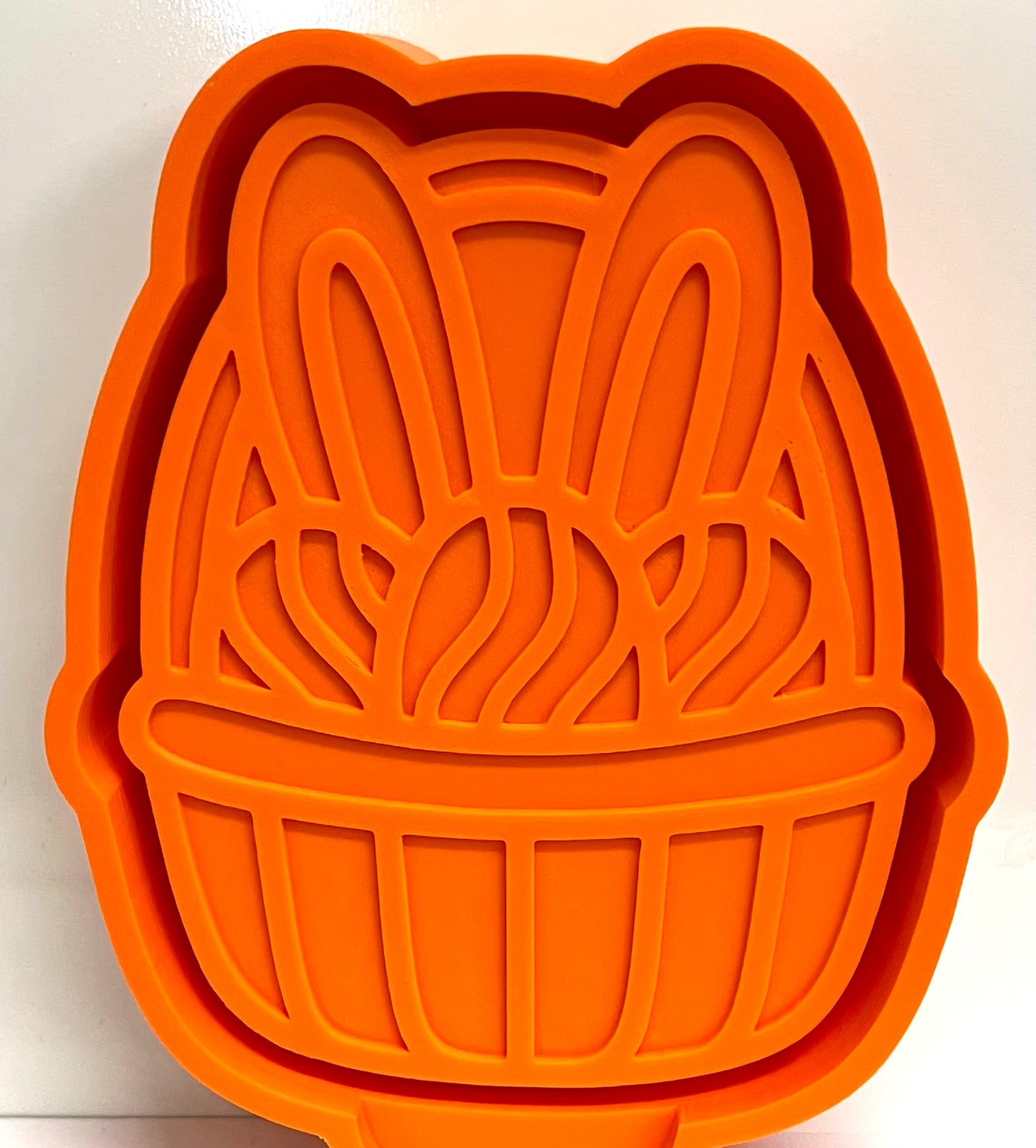 Easter Eggs and Bunny Ears In Basket Mold