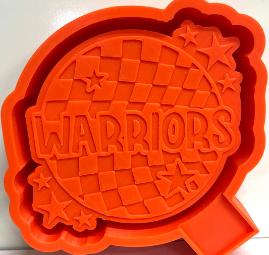 Checkered Circle Warriors Mascot Mold
